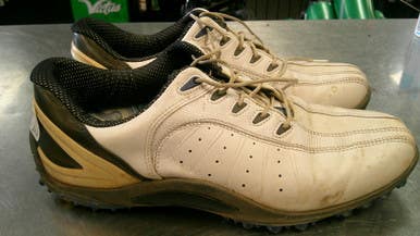 Used Foot Joy Mens Golf Shoes White Senior 9.5 11868-s000065898
