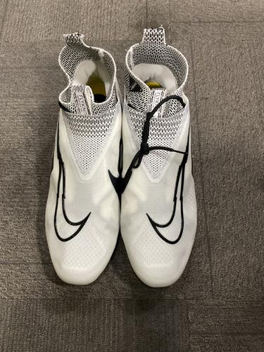 Used Nike Alpha Adult Fb Cleats White Senior 16 11614-s000222876