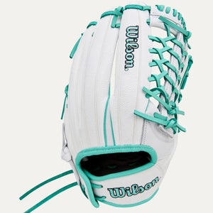 New A1000 Fp 12.5in Rht Wht Seafoam Blk Glove 11834-wilwbw103970125