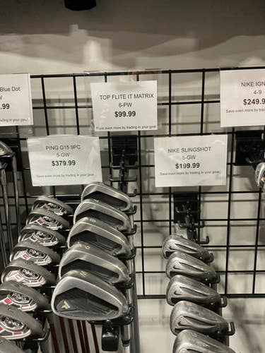 Used Top Flite It Matrix Mens Iron Set Rh 6i-pw 11834-s000041401