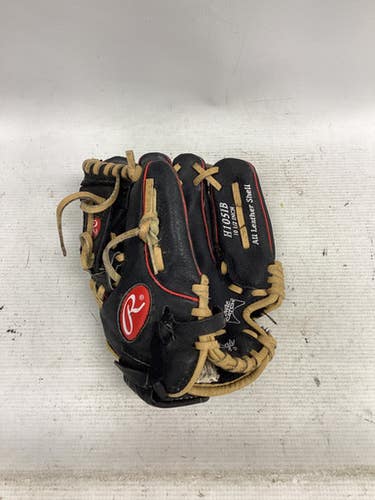 Used Rawlings Highlight Series Bb Sb Glove Rh Throw Black 10 1 2" 11851-s000038811