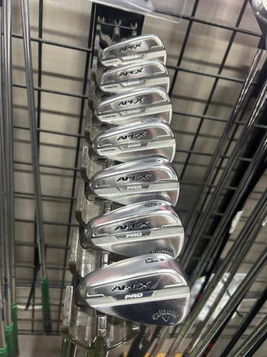 Used Callaway APEX PRO FORGED Mens Iron Set LH 4I-PW 11337-S000490675
