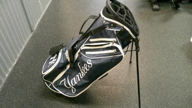 Used Yankees Stand Bag Mens Stand Bag Navy Blue 11868-s000066043
