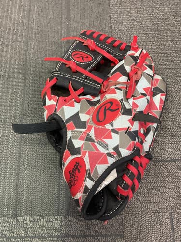 Used Rawlings PLAYERS SERIES BB/SB Glove RH Throw Red 10 1/2" 11614-S000239335