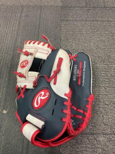 Used Rawlings PLAYER SERIES BB/SB Glove RH Throw Navy Blue 11" 11614-S000239334