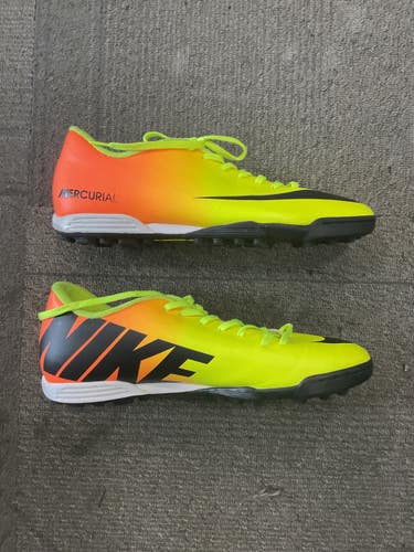 Used Nike MERCURIAL Soccer Turf Shoes Optic Yellow Senior 12 11614-S000239263