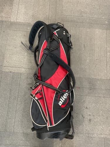 Used Alien 7 WAY STAND BAG Mens Stand Bag Black And Red 11614-S000239249