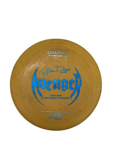 Used Discraft Nate Doss Avenger Disc Golf Driver - Gold 11835-s000199307