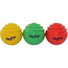 New Rawlings Curve Training Foam Balls 3pck 11835-tnrcurvetrain