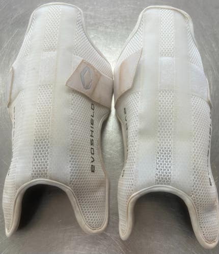 Used Evoshield PRO SRZ SHIN GUARDS Catchers Leg Guards White Adult 11497-S000159192