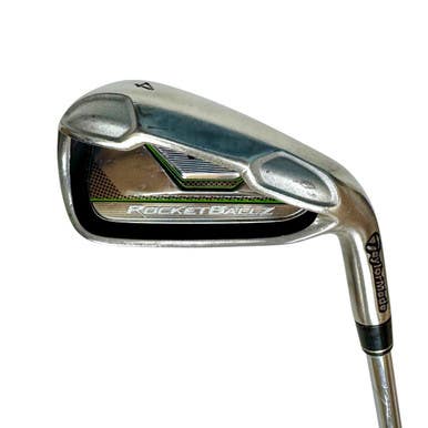 Used Taylormade Rocketballz Men's Rh 4 Ironstiff Flex Steel Shaft 11506-s000291045
