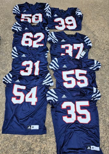 Patriots Blue Small / Medium Boys Adidas Jerseys (Used) Qty 10