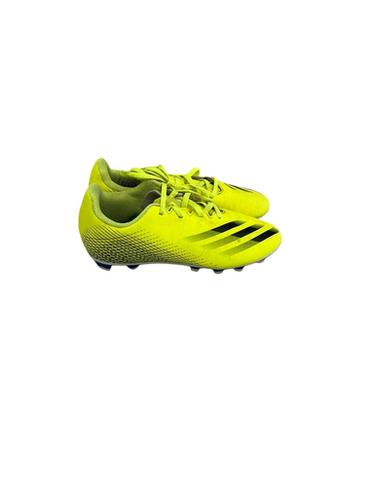 Used Adidas X Ghosted Jr 4 Optic Yellow Soccer Cleats 11692-s000142994