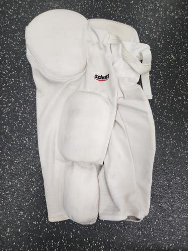 Used Schutt Adult Fb Integrated Pants White Md 11849-s000032848