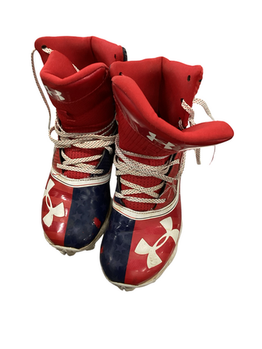 Used Under Armour Youth Fb Cleats Red Youth 06.0 11613-s000170039