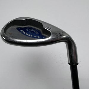 Callaway X-16 Lob Wedge LW 58* System CW75 Regular Graphite Mens RH Midsize Grip