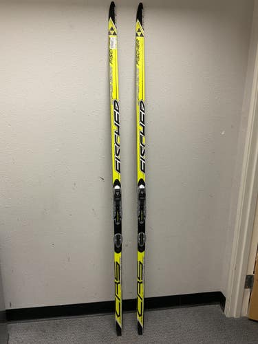 Used Fischer CRS SKATING VASA Mens XC Ski/Binding White/Black/Yellow 187 cm 11855-S000206359