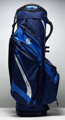 Cleveland Lightweight Cart Bag Blue 14-Way Divide Single Strap Golf Bag