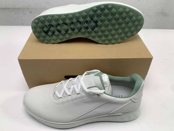 ECCO M S- Casual Lace WP Golf Shoes White Men's SZ 11-11.5 (EU 45) NIB