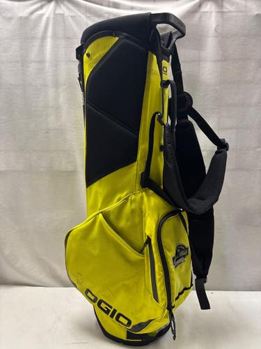 Used Ogio DYES WALK STAND BAG Mens Stand Bag Optic Yellow 11490-S000274870