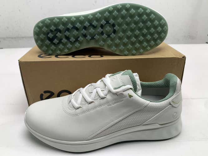ECCO M S-Casual Lace WP Golf Shoes White Men's SZ 10-10.5 (EU 44) NIB