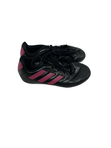 Used Adidas Goletto Yth 12.5 Soccer Cleats Black And Pink 11692-s000143110