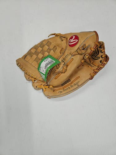 Used Rawlings Rbg60 Bb Sb Glove Rh Throw Brown 15" 11769-s000029447