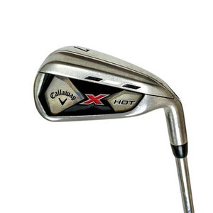 Used Callaway X Hot 2013 Men's Rh 7 Iron Stiff Flex Steel Shaft 11506-s000291487