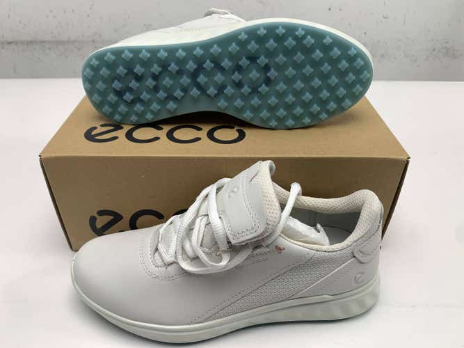 ECCO W S-Casual Hybrid Waterproof Golf Shoes White Women's SZ 6-6.5 (EU 37) NIB