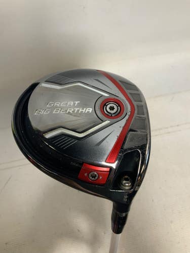 Used Callaway GREAT BIG BERTHA Mens Driver RH 9.0 Degree 11823-S000040424
