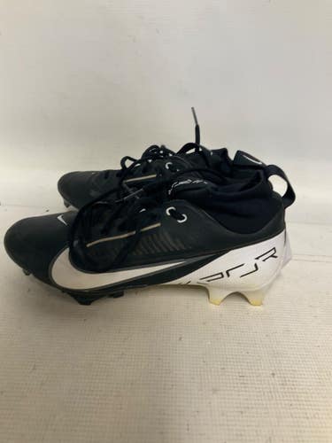 Used Nike VAPOR Adult FB Cleats White And Black Senior 8.5 11823-S000040418