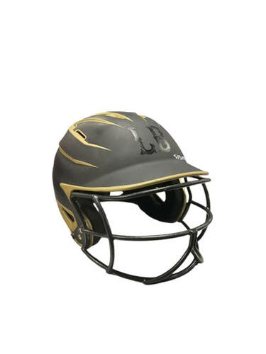 Used Boombah Blk Gold Helmet W Mask 7-7 3 4 11834-s000042040
