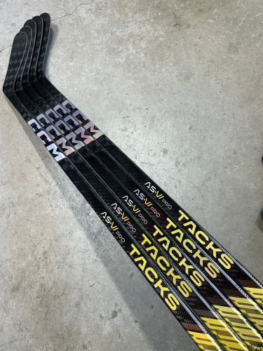 5 PACK 75 Flex P29 Senior CCM Tacks AS-VI Pro Right Hand Hockey Stick Pro Stock (New)