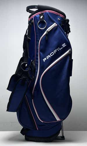 Wilson Profile Stand Ladies Bag Blue 7-Way Divide Dual Strap Golf Bag