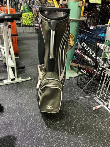 Used Mizuno Aerolite Spr Mens Stand Bag Black 10743-s000471000