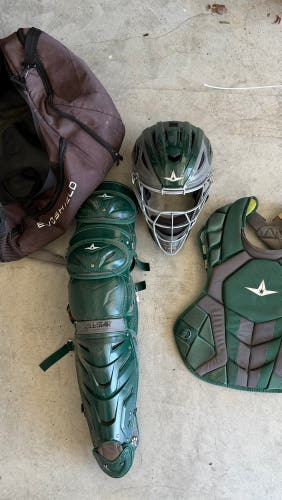 Green All Star System 7 Axis Catcher's Set (Used)