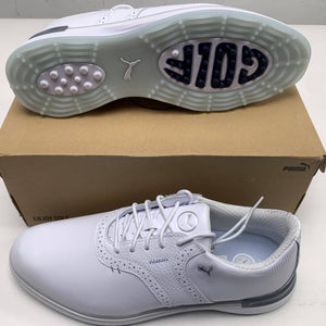 Puma Avant Waterproof Golf Shoes White Men's SZ 12 (379428 01) NIB