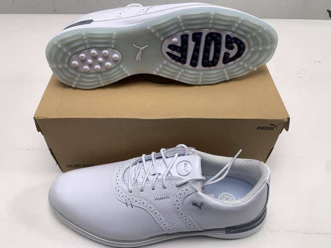 Puma Avant Waterproof Golf Shoes White Men's SZ 12 (379428 01) NIB