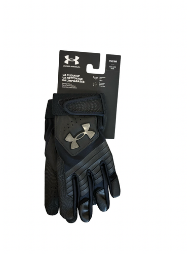 Used Under Armour UNDER ARMOUR FOOTBALL GLOVES FB Gloves Black MD 11682-S000134975