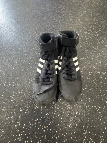 Used Adidas WRESTLING SHOES Wrestling Shoes Black Senior 7 11849-S000041476