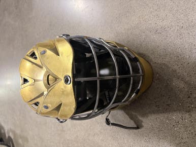 Used Cascade Cpx-r 2018 Lacrosse Helmet Gold One Size 11605-s000209324