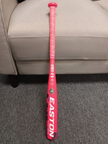2026 Easton Pink Sapphire Alloy Bat (-10) 16 oz 26" (Used)