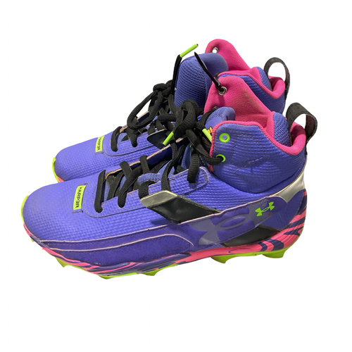 Used Under Armour UNDER ARMOUR BB/SB Cleats Purple Junior 04.5 11834-S000053332