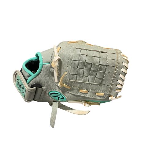 Used Rawlings PLAYER SERIES BB/SB Glove RH Throw Grey 11" 11834-S000053331