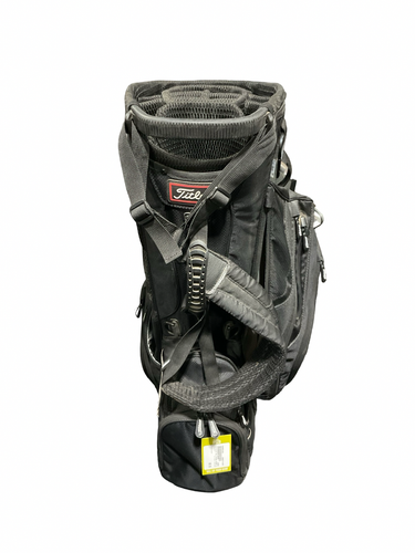Used Titleist ALL BLACK STAND BAG Mens Stand Bag Black 11834-S000053303
