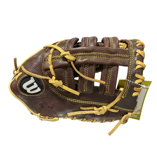 Used Wilson A800 SHOWTIME BB/SB First Base RH Throw Brown 12" 11834-S000053300