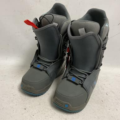Used Burton Progression Women's Snowboard Boots Grey Senior 4 11855-s000193855