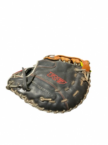 Used Rawlings R9 LH 1B MITT BB/SB First Base LH Throw Black 12" 11834-S000053392