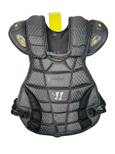 Used Warrior Goalie Chest Lacrosse Shoulder Pads Black Md 11835-s000200373