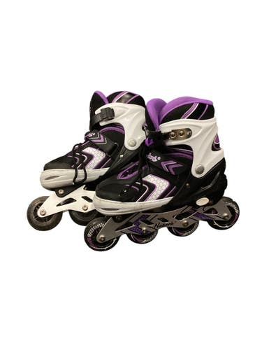 Used NATTORK INLINE SKATES Junior Rec Fitness Skates Black Adjustable 11846-S000107000